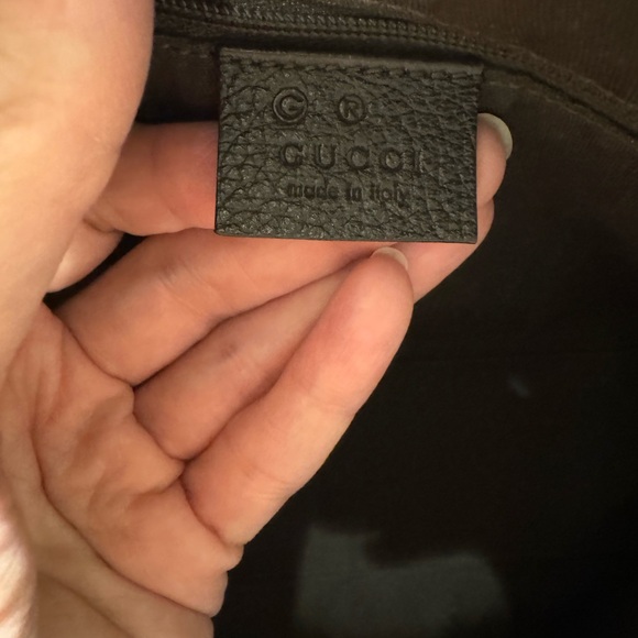 GUCCI GG monogrammed crystal shoulder tote bag - Picture 13 of 15